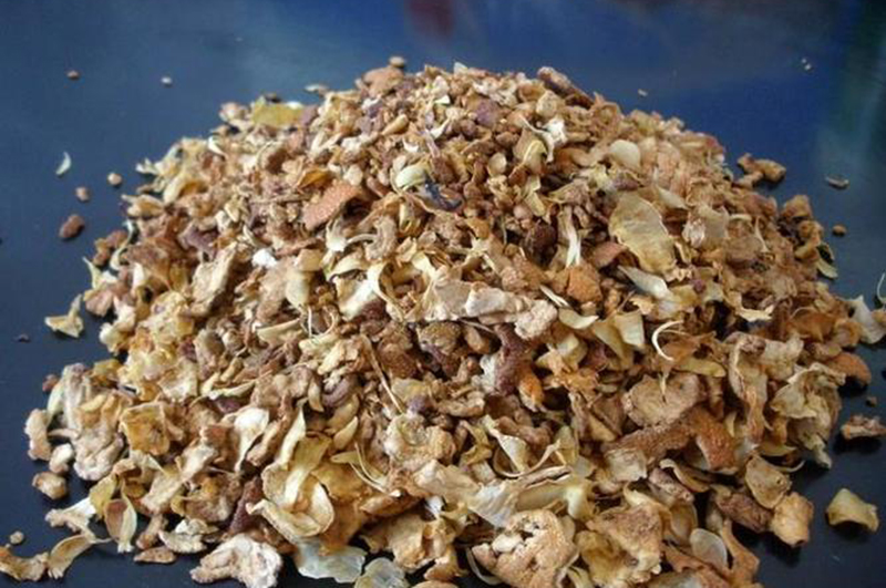 連續(xù)式炭化爐物料-果渣