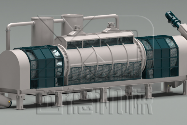 連續(xù)式的工作方式，大量的熱能被回收利用