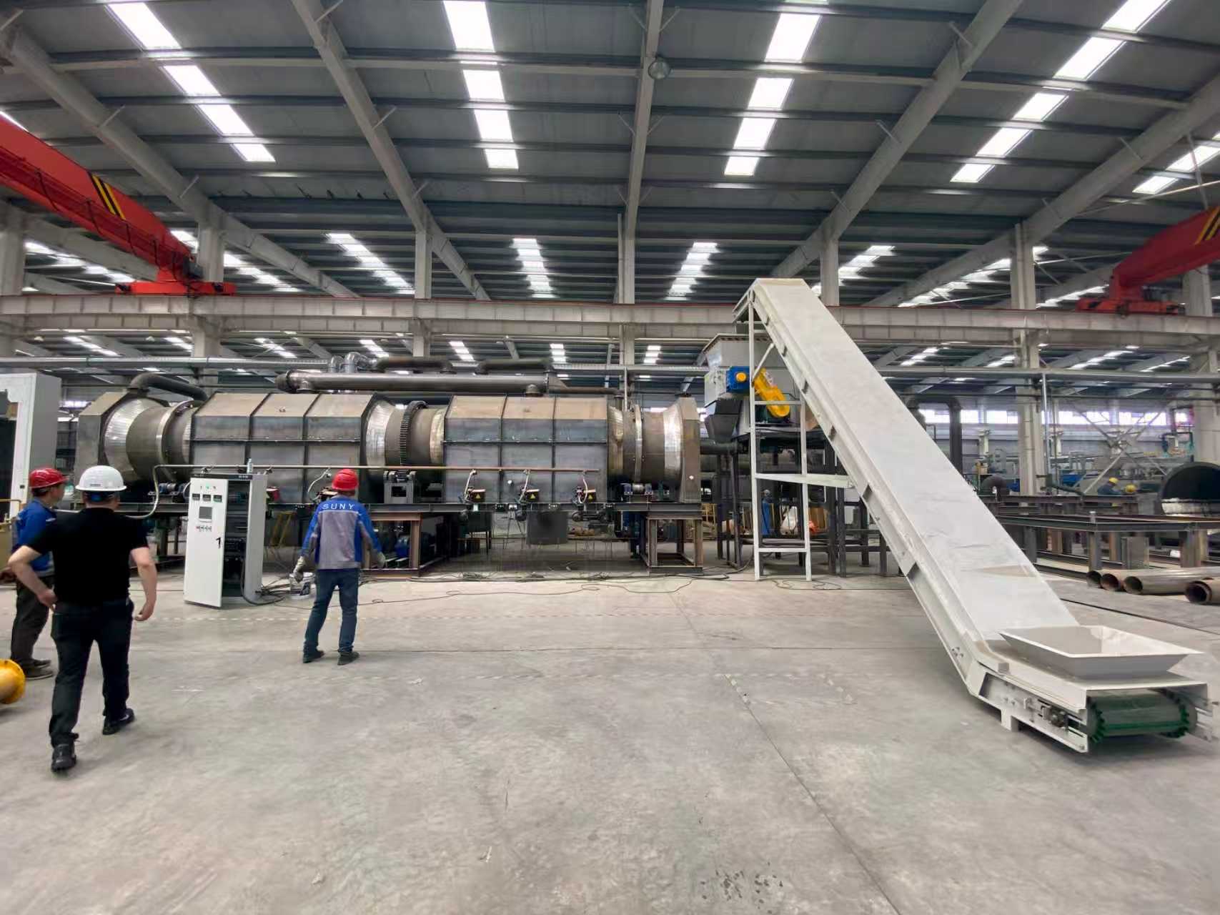 鋁型材連續(xù)式炭化工藝，降本增效，助力資源循環(huán)